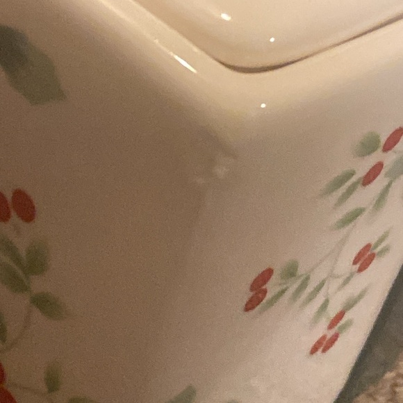 🎄 🍪🎄NWT Pfaltzgraff Winterbury Santa Cookie or Treat Jar - Picture 12 of 14